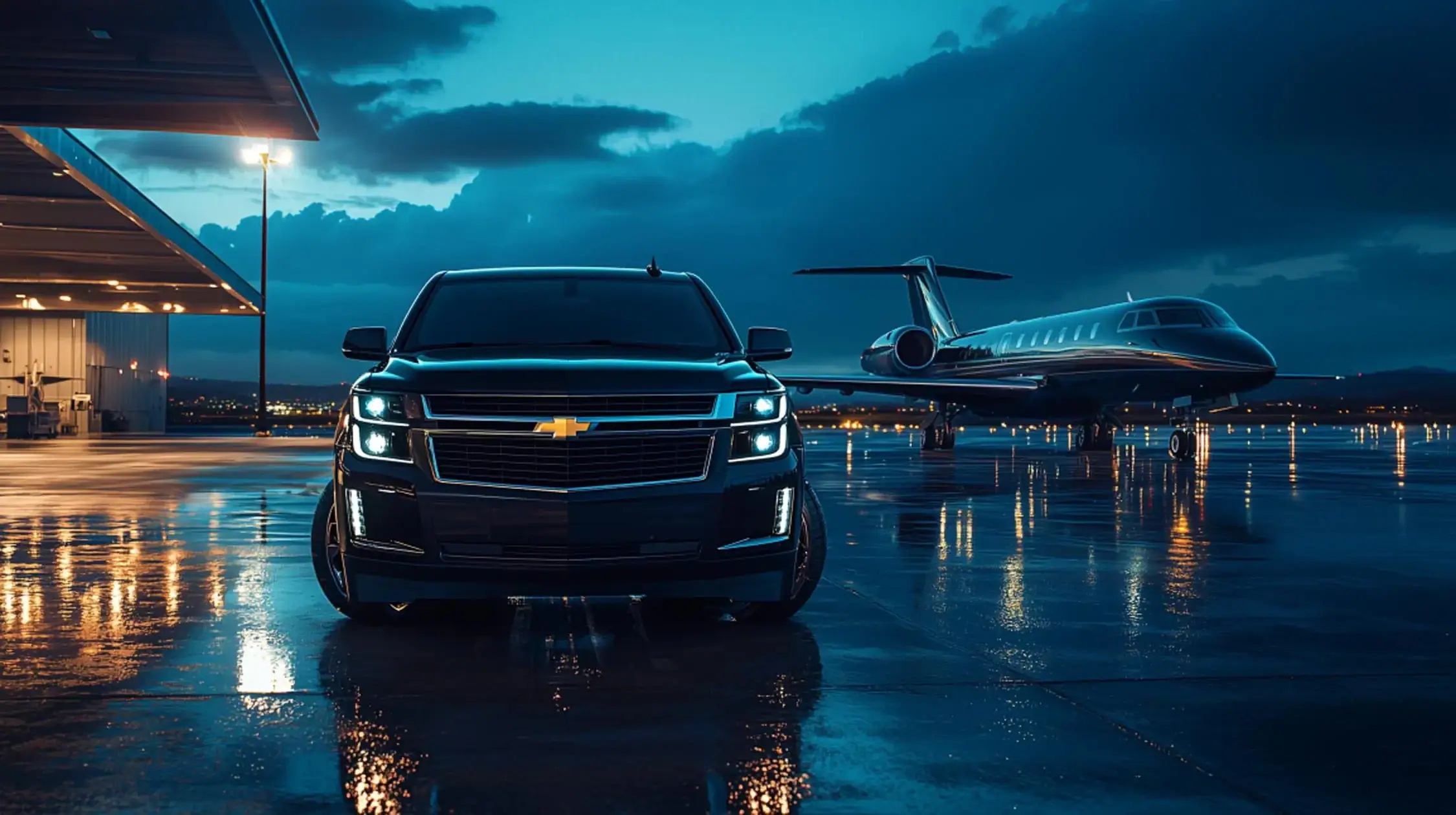 Suv Jet Twilight Runway Philadelphia County Pennsylvania in Philadelphia, Pennsylvania