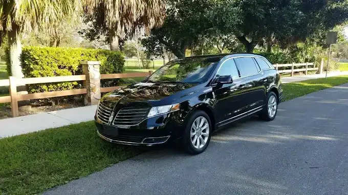 Black Luxury Suv Park Drive Philadelphia County Pennsylvania in Philadelphia, Pennsylvania