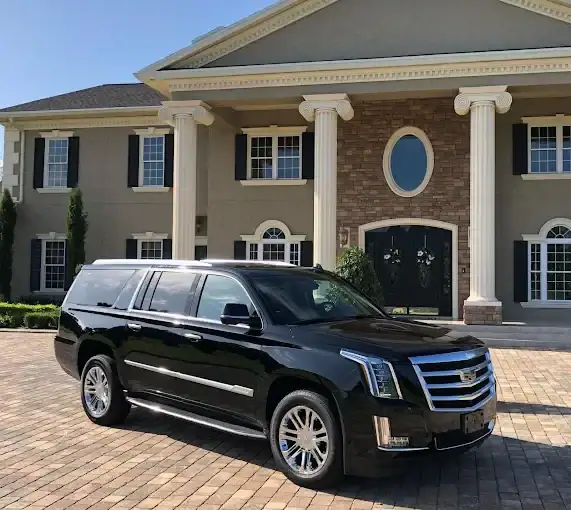 Luxury Suv Mansion Driveway Philadelphia County Pennsylvania in Philadelphia, Pennsylvania